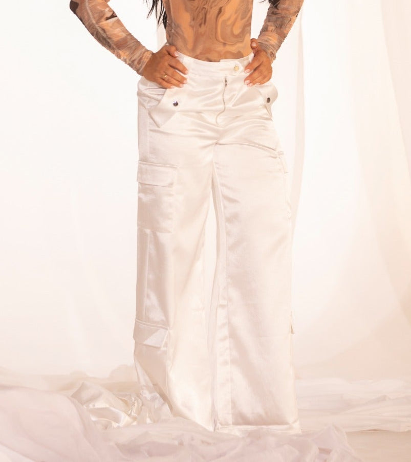 Pantalón ontwel Blanco Perlado